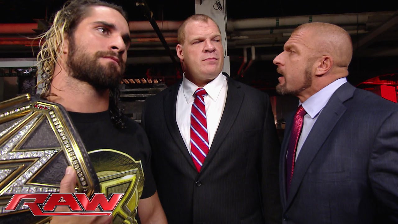 Кейн готов проявить себя перед The ​​Authority: Raw, 20 апреля 2015 г.