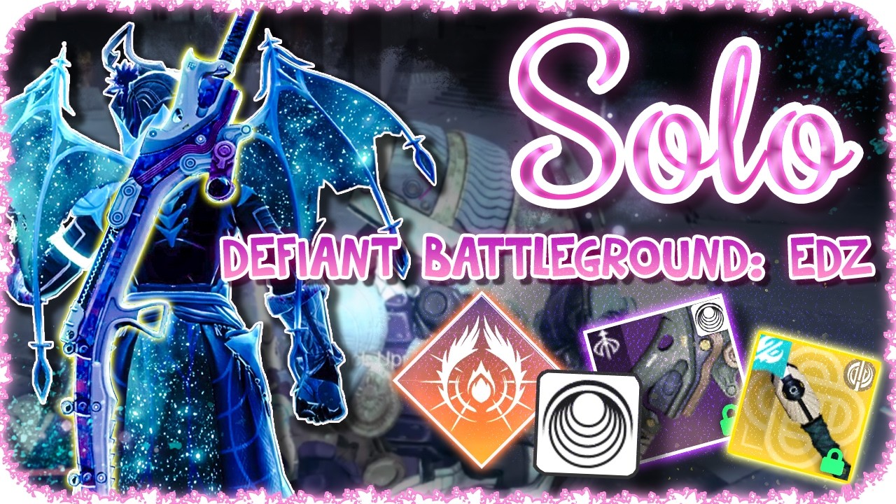 Безупречный прохождение в одиночку на карте DEFIANT BATTLEGROUND: EDZ Grandmaster (Warlock) Desti...
