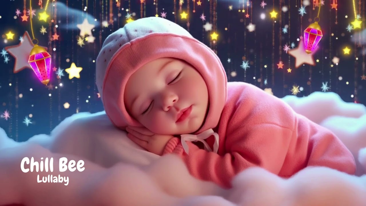 Soothing Baby Sleep Music 🌜 Mozart & Brahms Lullaby 🎵 Ease Into Sleep Instantly