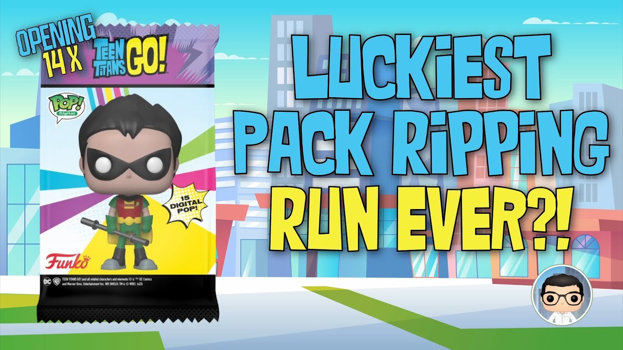 Ripping 14 Premium Teen Titans Go x Funko NFT Packs | The Luckiest Pack Ripping Run Ever?!