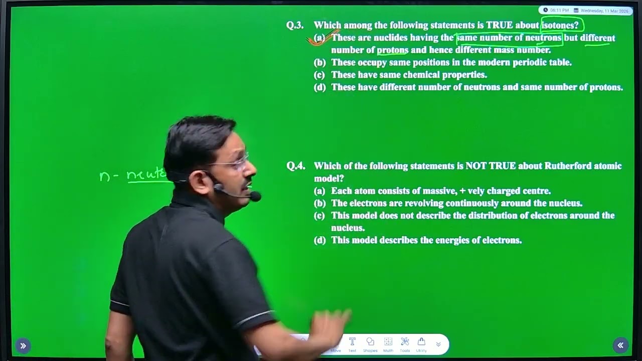 MHT-CET 2026 | Chemistry | Structure of Atom | MCQ | Part - 2 | Crash Course @Dnyanganga Education