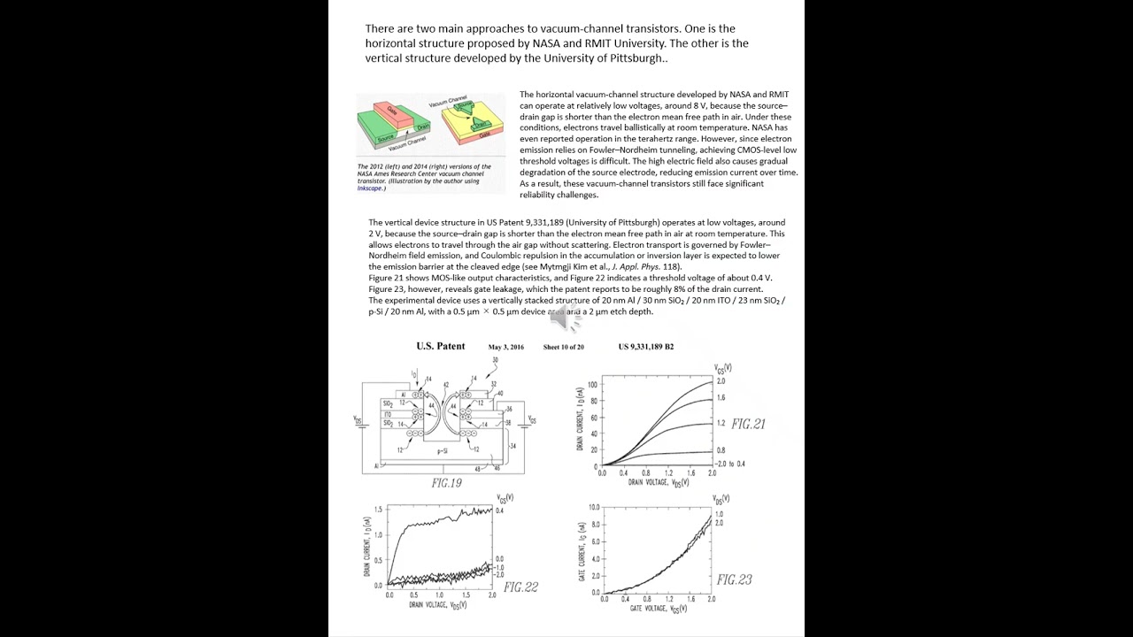 Next Generation Transistor--The Low voltage & CMOS compatible Vacuum channel transistor