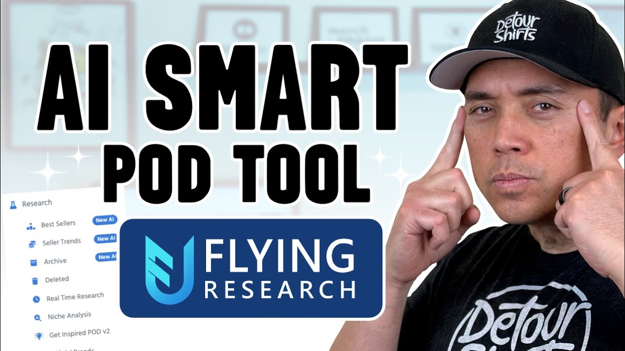Amazing AI Powered Research Tool for POD! Quick Flying Research Tutorial