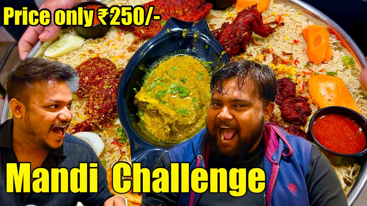 Bahubali Mandi || Best Mandi in Hyderabad || Just ₹250/- ||Al Bawadi Mandi Challenge #suraj18694 #yt