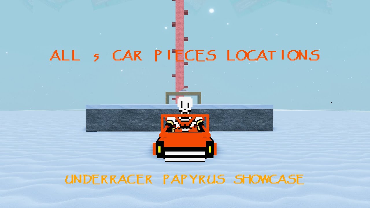 Racer Papyrus Showcase + Master of Repairs Badge | Platform of Papyrus