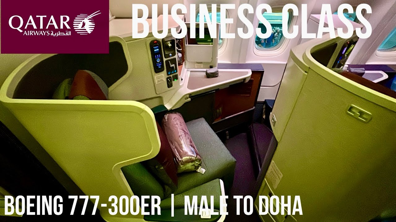 Qatar Airways Business Class Boeing 777-300ER | Malé to Doha
