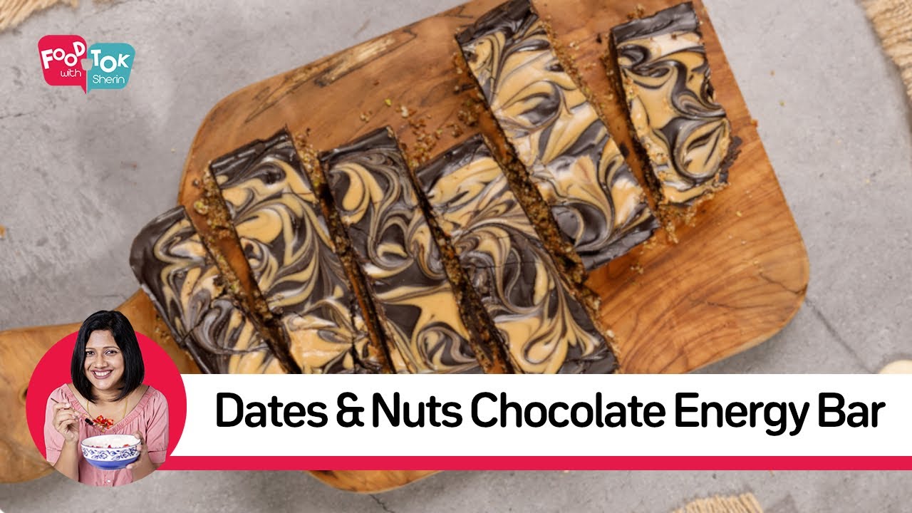 Dates And Nuts Chocolate Energy Bar | Healthy Dates And Nuts Energy Bars | Protein Energy Bars