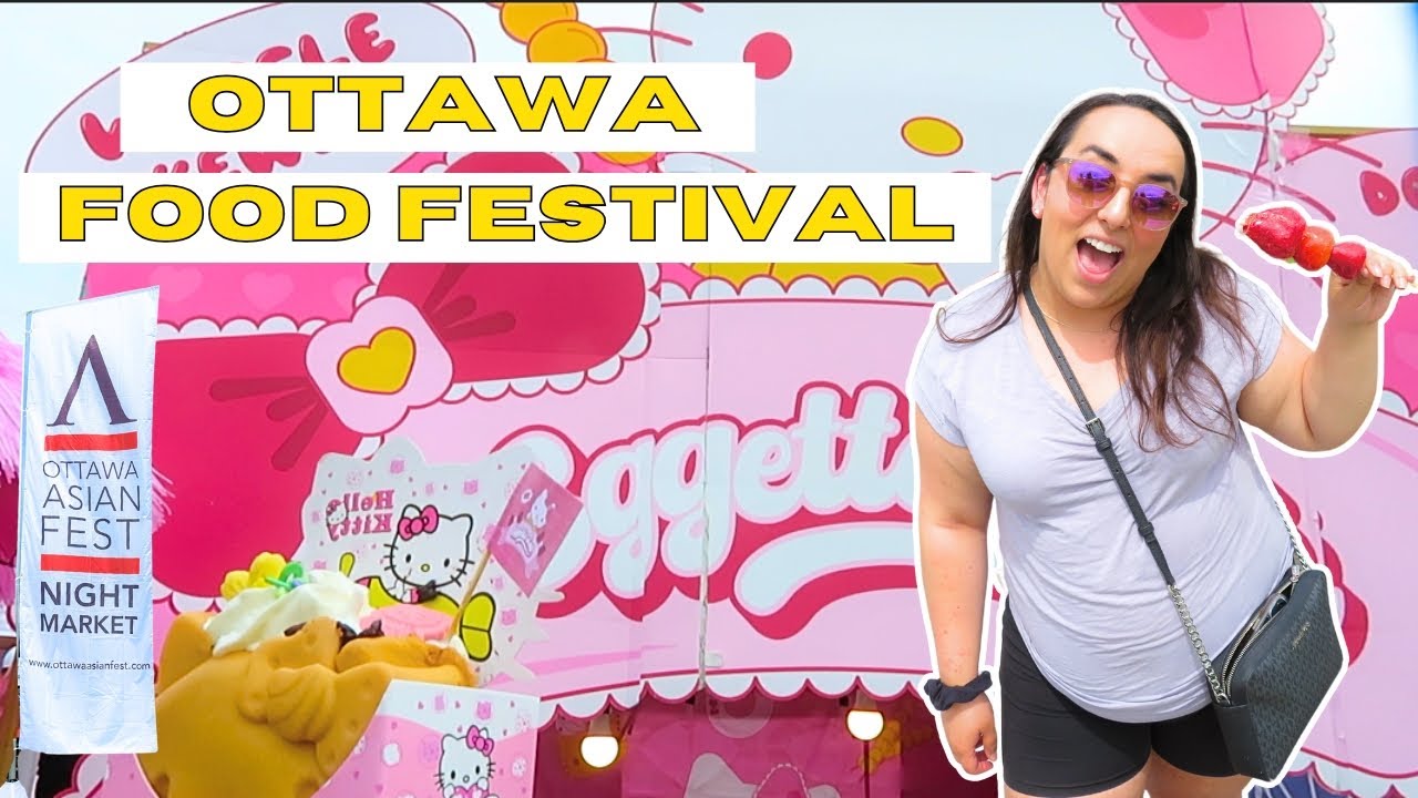 Ottawa Asian Food Festival Vlog 2024 | Grilled octopus , Tanghulu & More | KarineElmo