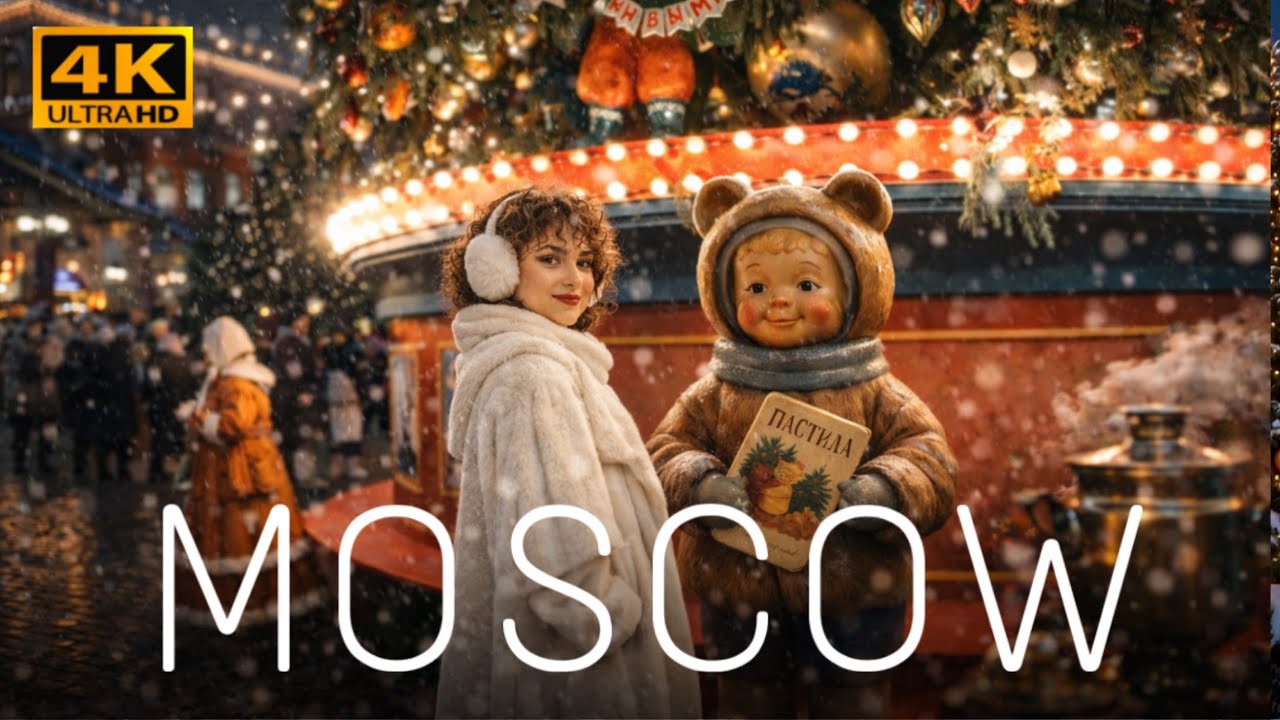 🎄4K When Moscow Turns into a Fairytale | Discover Moscow in Winter 2026