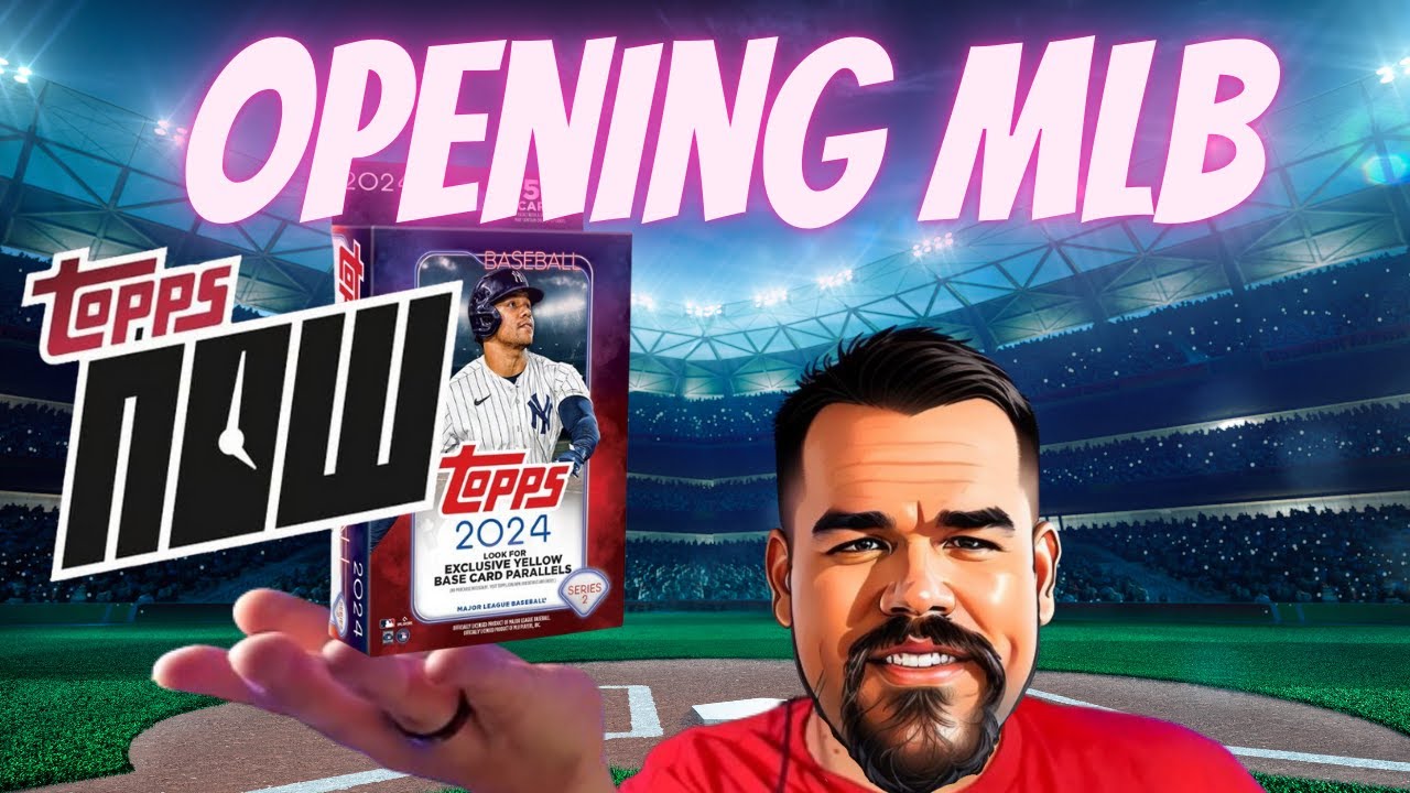 Unboxing Topps Chrome 2024 MLB Blaster and ToppsNOW card