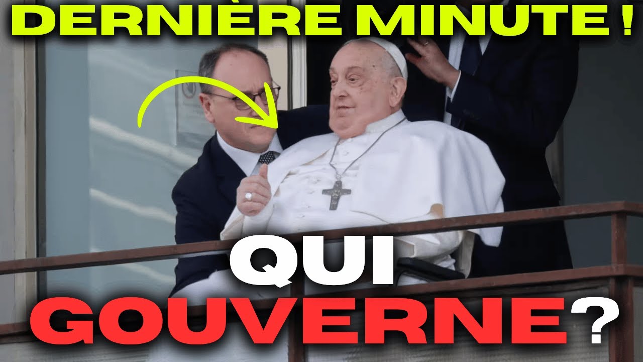 Le pape FRAN&Ccedil;OIS est-il trop MALADE pour GOUVERNER ? L&rsquo;AVEU CHOQUANT du NONCE !