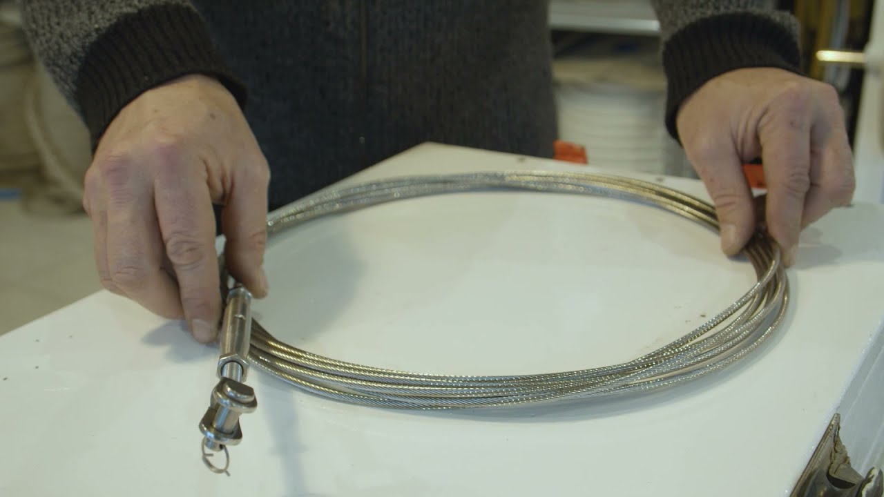 La pressatura dei cavi d'acciaio