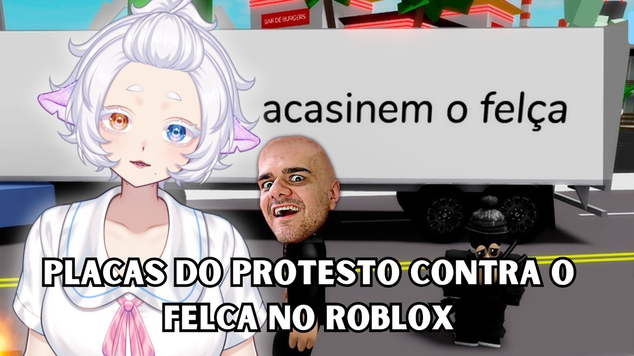 As Melhores Placas Do Protesto Contra O Felca No Roblox - Souzones | Mochi Yuki