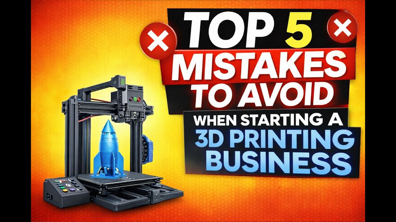 Top 5 Mistakes to Avoid When Starting a 3D Printing Business