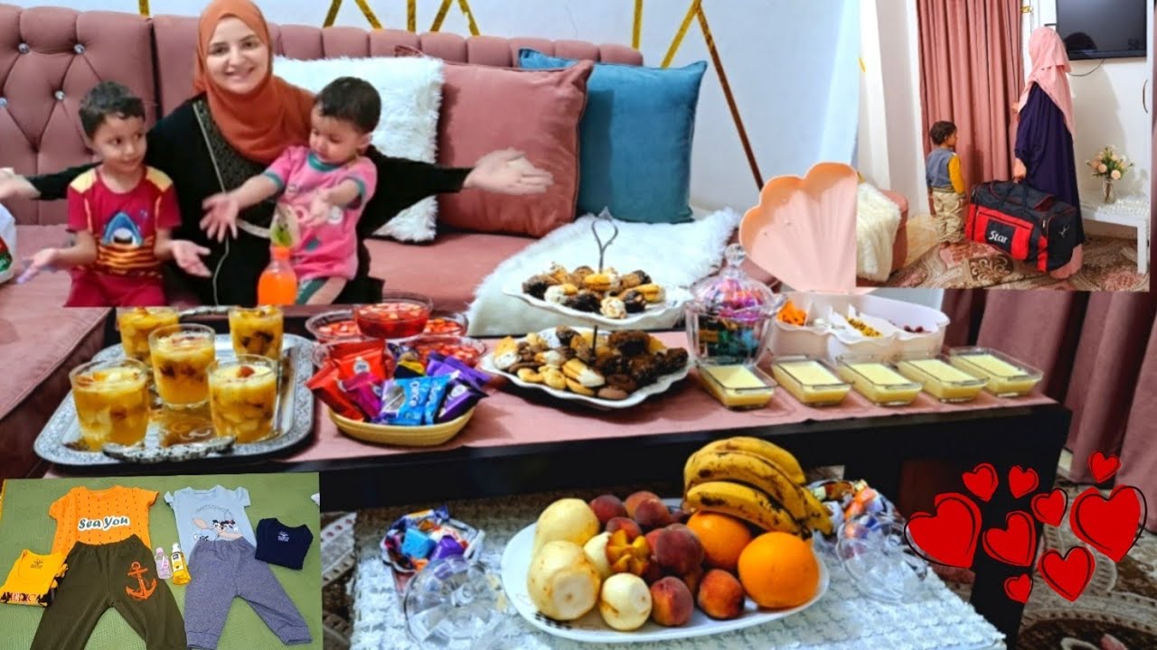 روتين ليله العيد✨️جهزت ضيافتي وكل حاجتي علشان ارتاح يوم العيد👌روتين الفرحه🍭