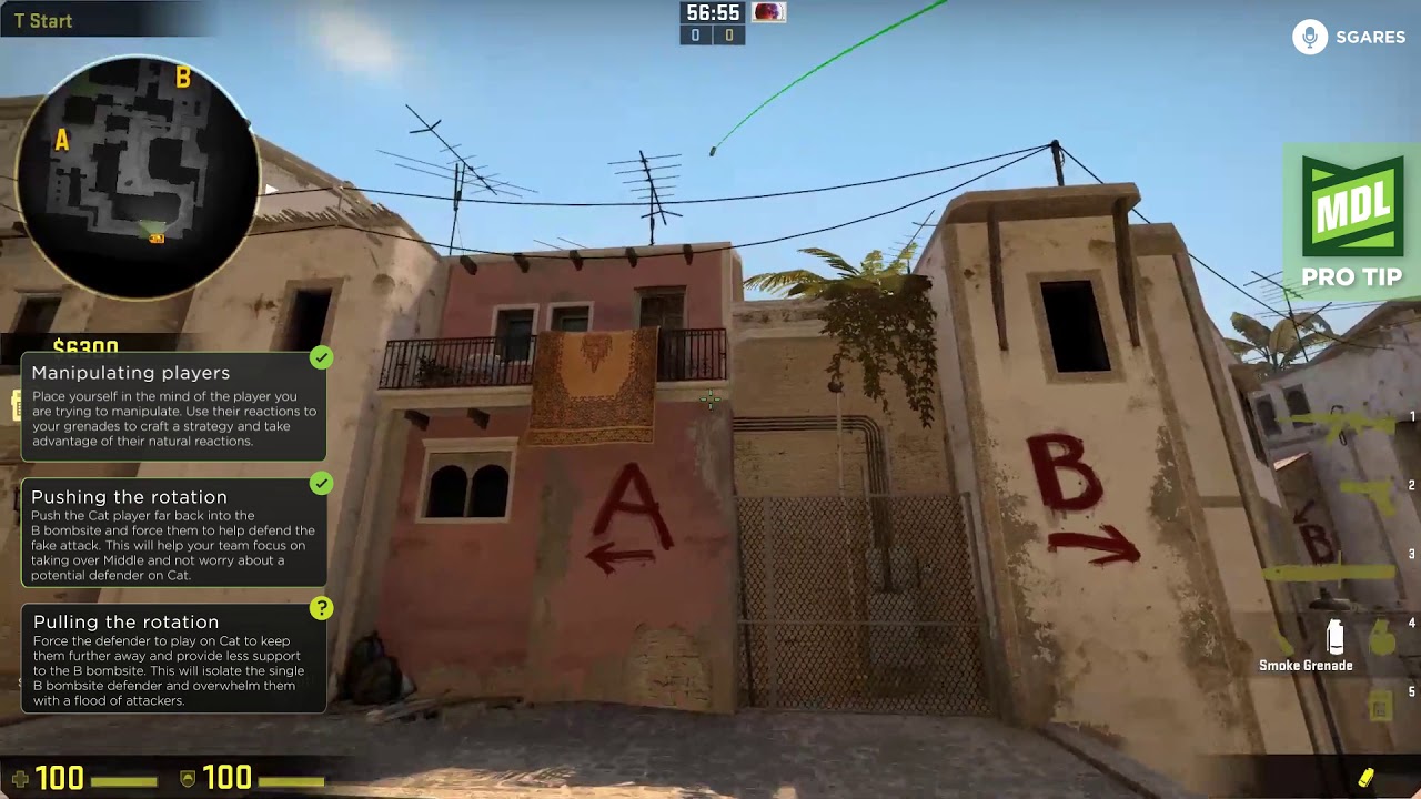 Mountain Dew League: MDL Pro Tip - seangares Mirage Rotations and Tips