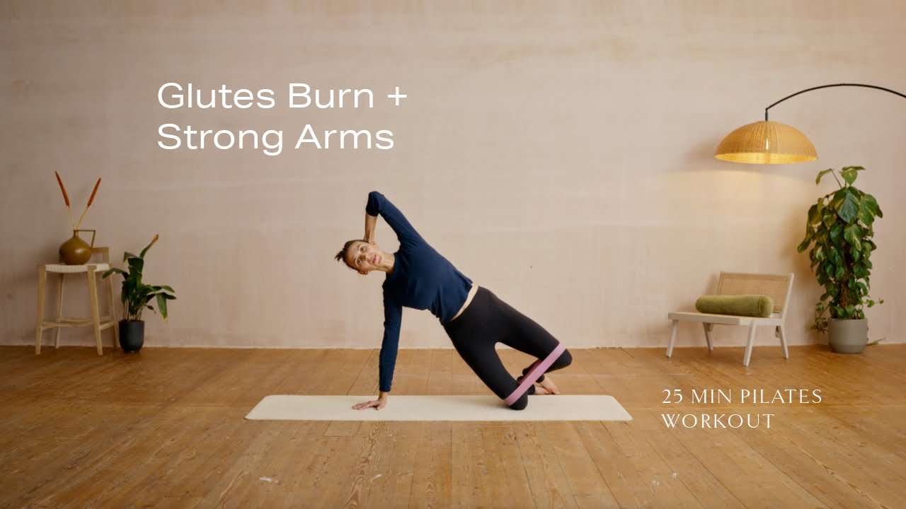 Glutes Burn and Strong Arms with Mini Band - 25 min Pilates Workout | Lottie Murphy Pilates