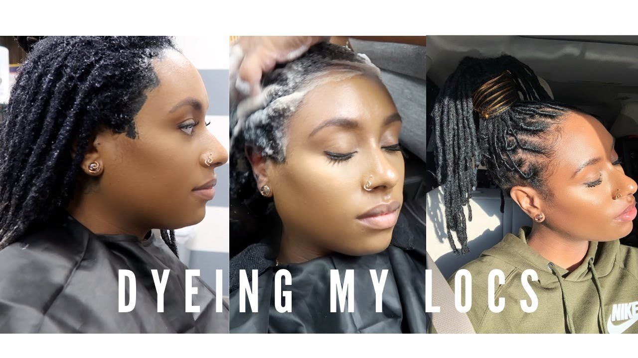 Getting My Locs Dyed For The First Time! |Jet Black| 🖤 Pretty Hippie