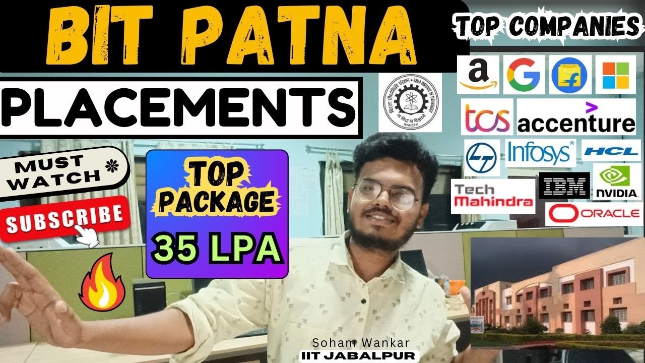 BIT Patna Placements | Placement Statistics 2025 - BIT Patna | Must Watch Before Taking Admission!