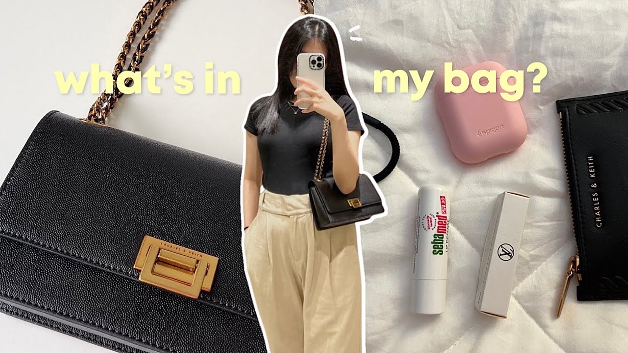what's in my bag | handbag & everyday essentials, minimalist