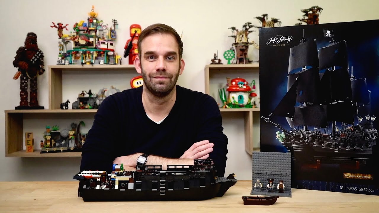 FINALE! Bauen mit Spezi: LEGO ® Icons 10365 Captain Jack Sparrows Piratenschiff Black Pearl