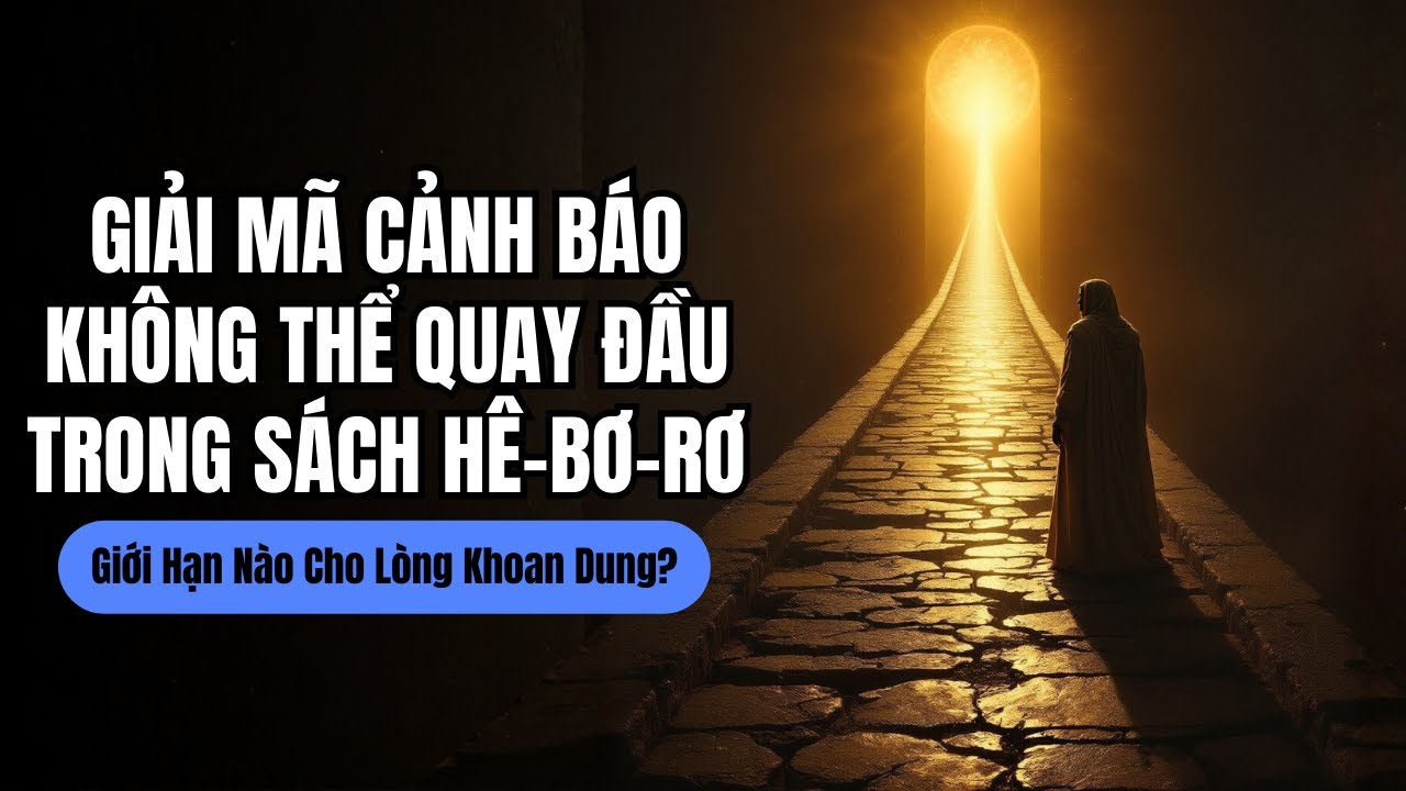 Giải Mã Cảnh Báo Không Thể Quay Đầu Trong Sách Hê-bơ-rơ - Giới Hạn Nào Cho Lòng Khoan Dung?