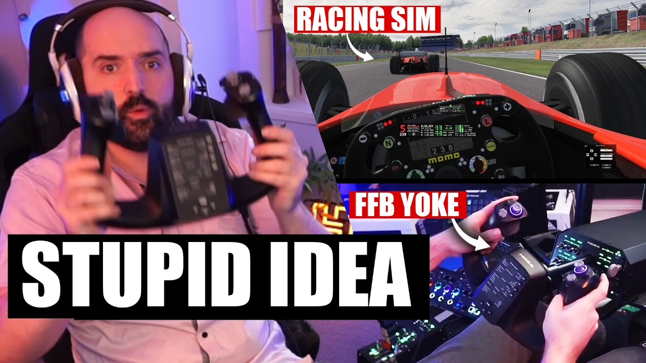 Can You Drive An F1 Car with a Yoke?  ┃ MOZA AY210
