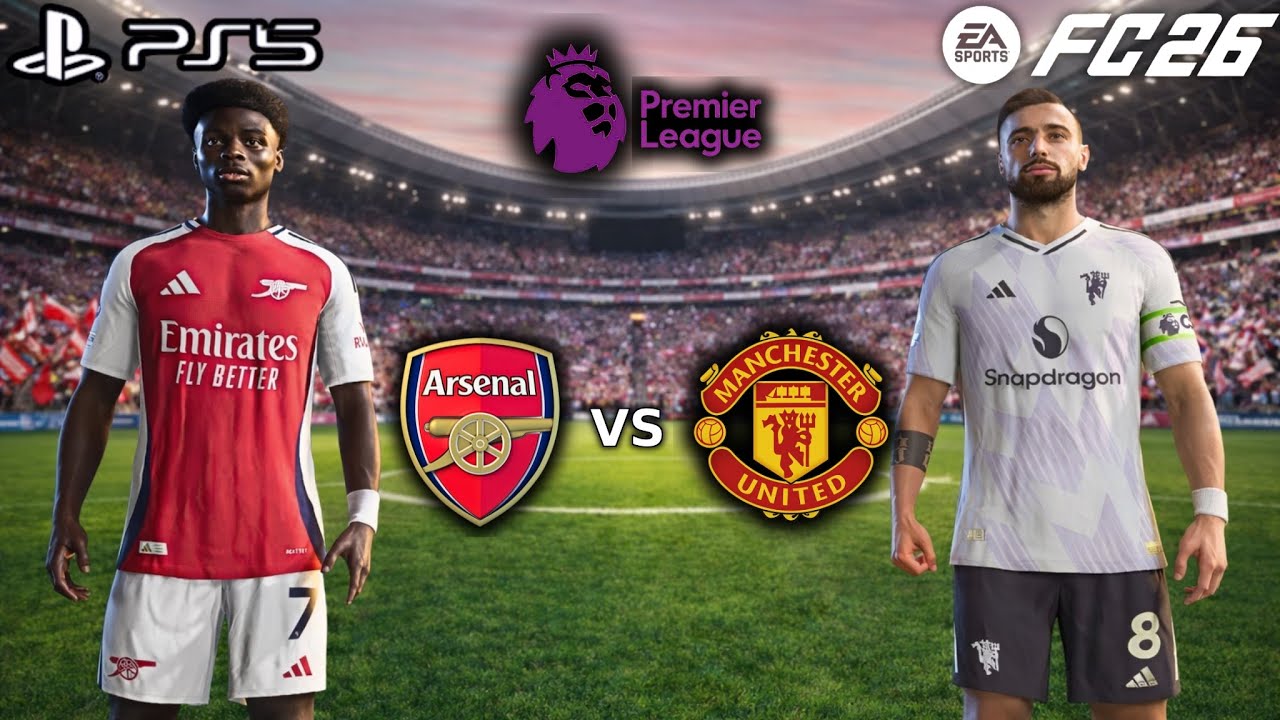 FC26 - Arsenal vs Manchester United | Premier League 25/26 Full Match | PS5 Gameplay {4K60}
