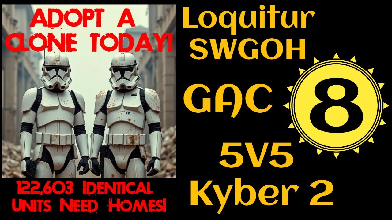 GAC 538 5v5 SWGOH: LV, Rey, Jabba, Jocasta, Remnant, Moms