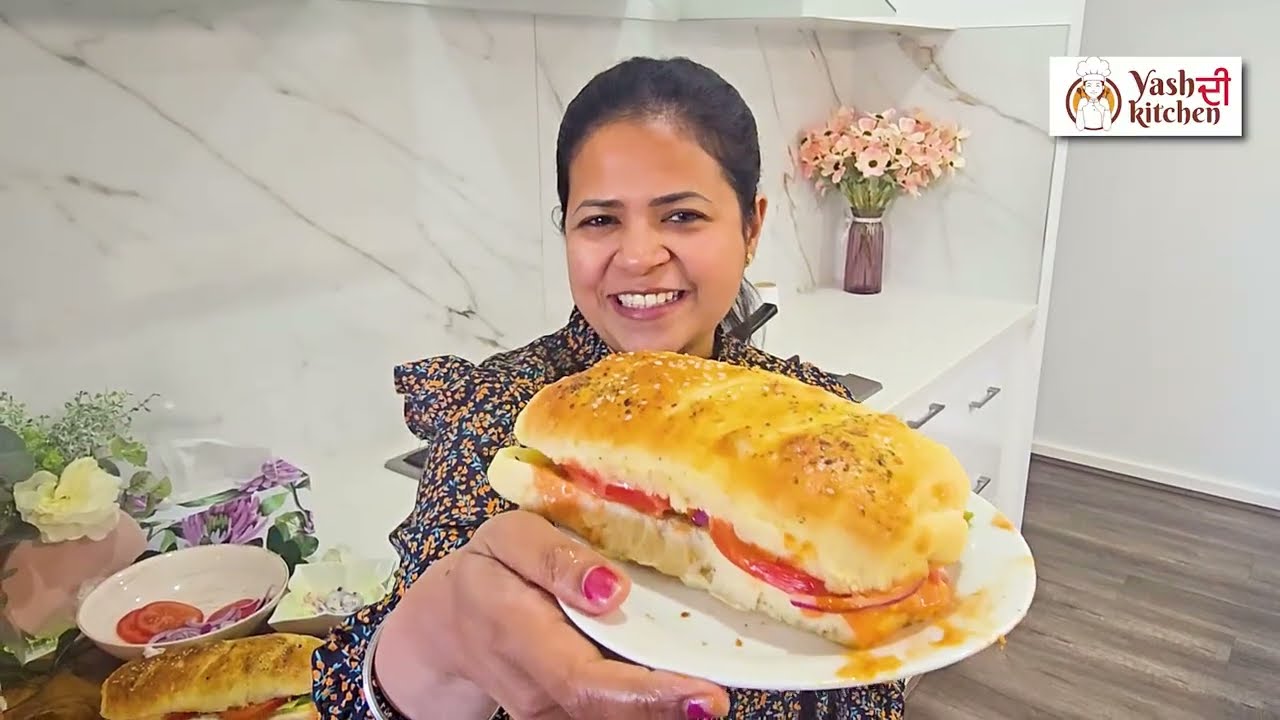Chicken Subway | Subway Chicken Sandwich at Home | Chicken Subway | Healthy Sandwich #subway
