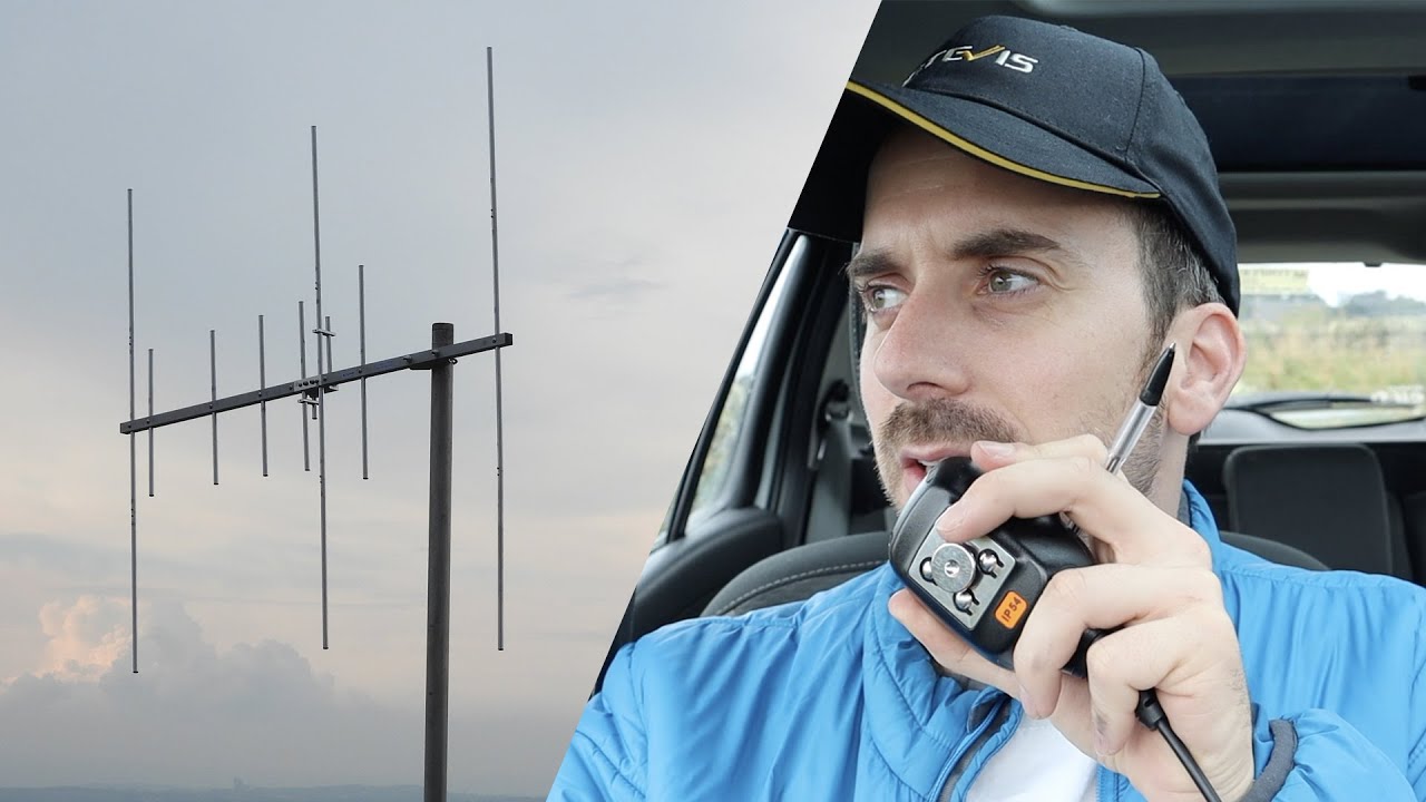 Calling CQ Radioactive With The Retevis AY04 Hi-Gain Yagi!