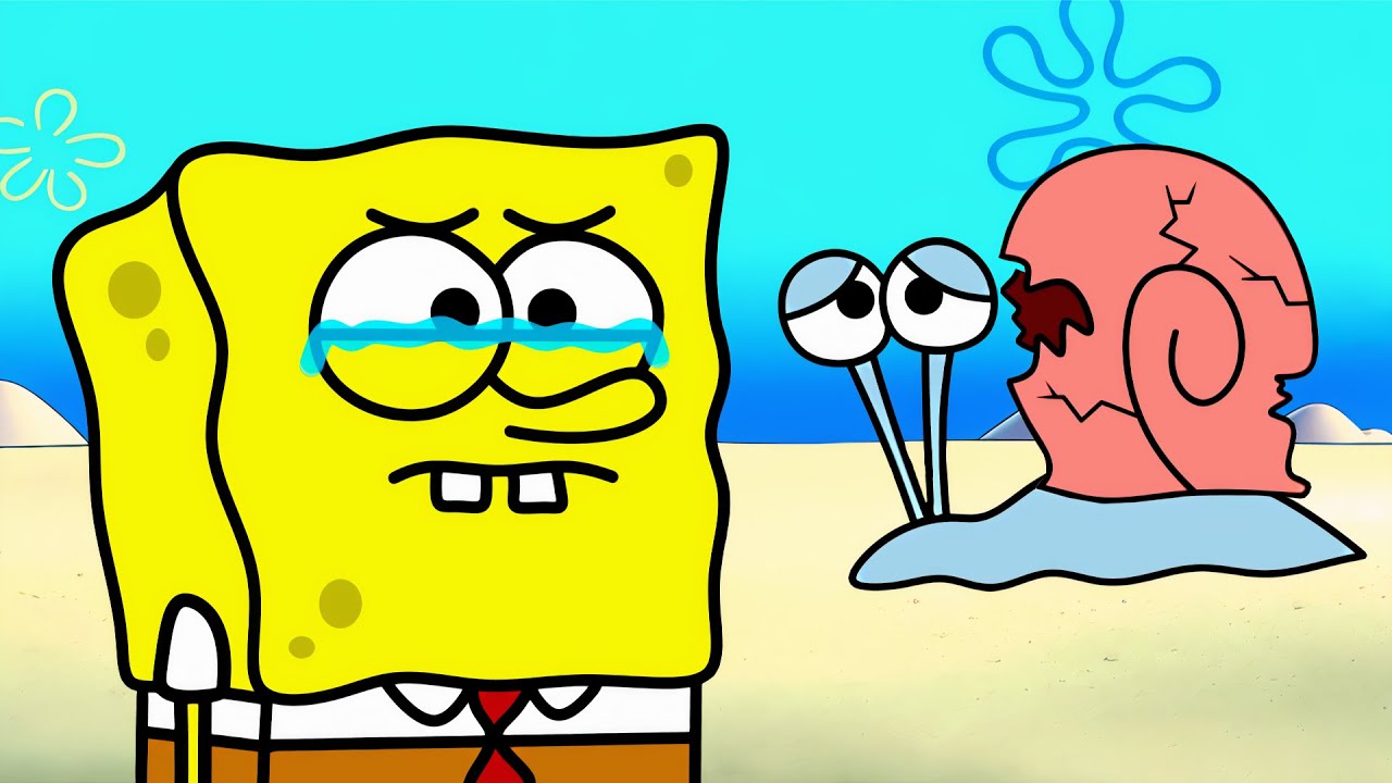 Poor GARY.. SpongeBob Sad Music Animation