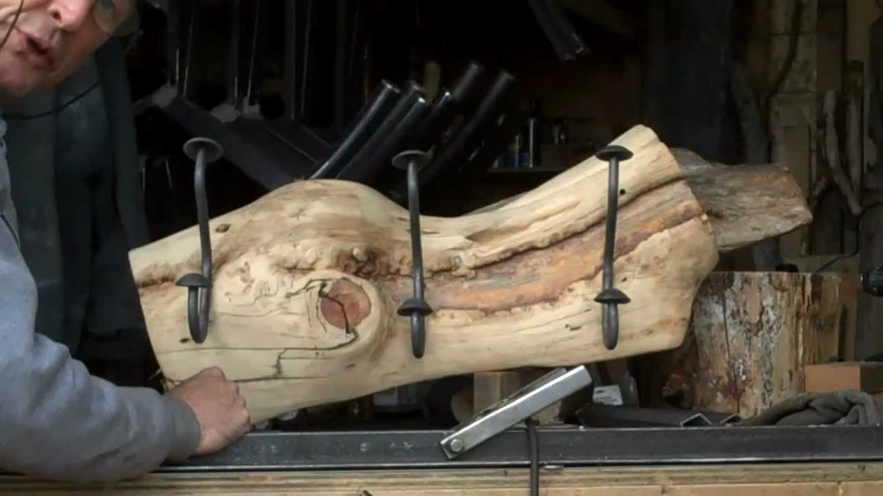 Handmade  Iron on Log Decor by Mitchell Dillman