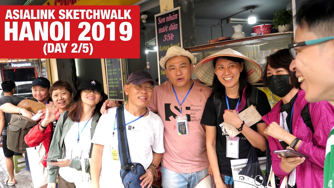 Almost 400 sketchers! (AsiaLink Sketchwalk Hanoi 2019 - Day 2/5)
