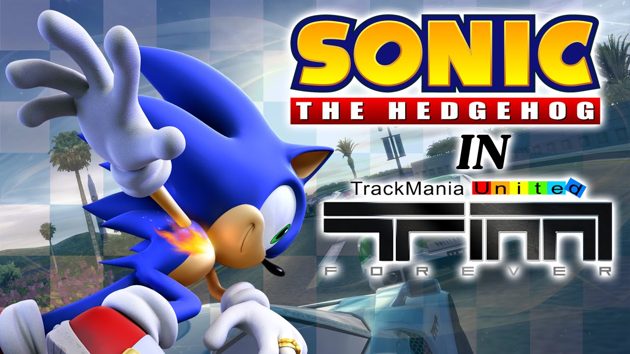 Sonic the Hedgehog in Trackmania