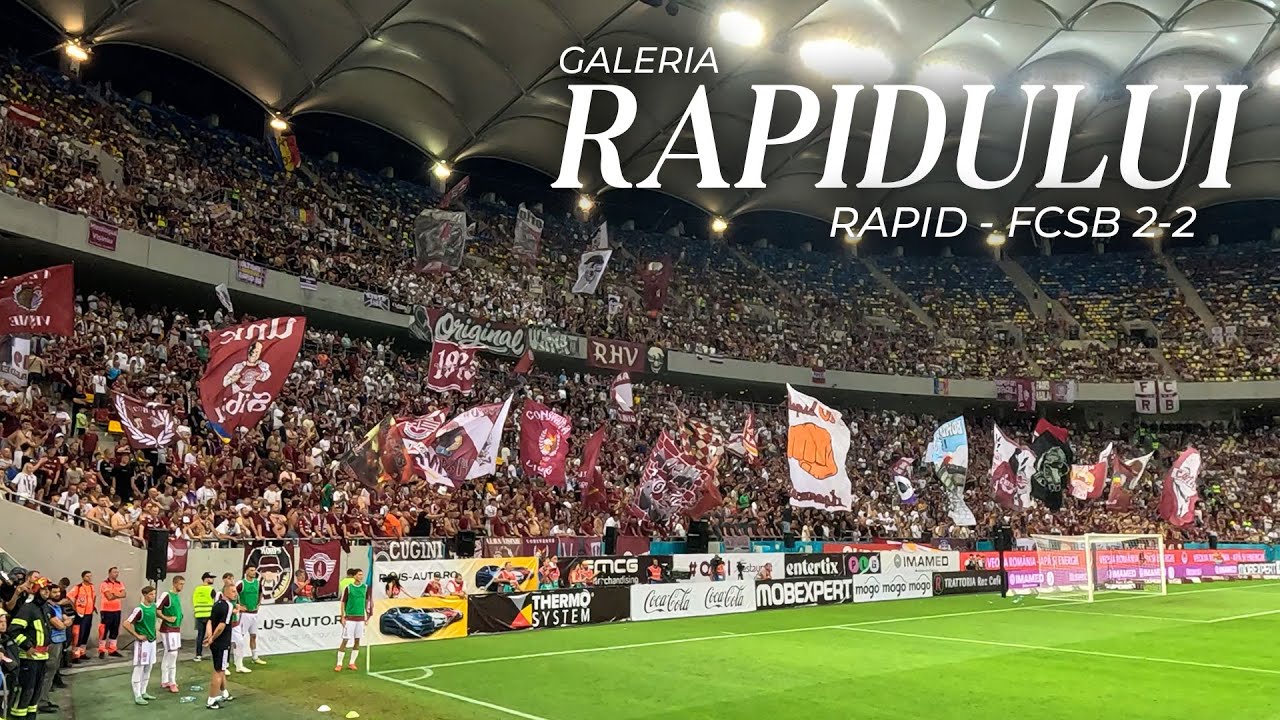🎥 GALERIA RAPIDULUI 🇱🇻 la meciul cu FCSB 🗓️ 17 august 2025 🥁