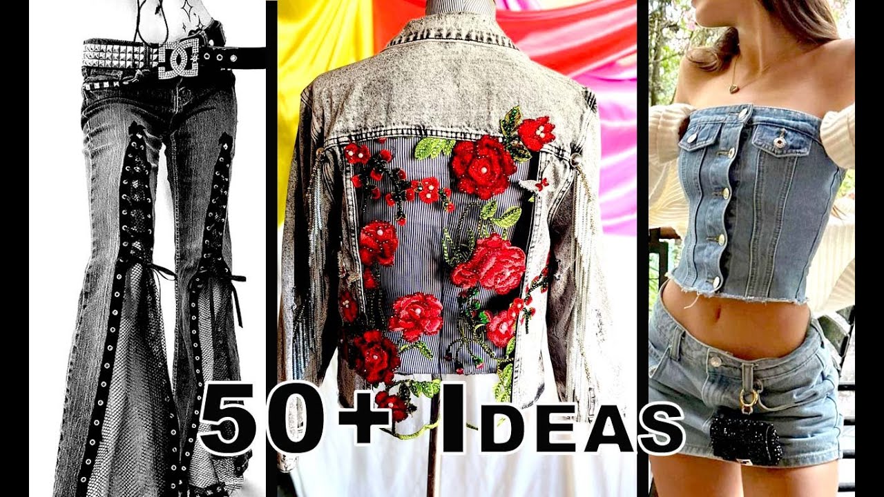 50+ EPIC IDEAS TO UPCYCLE YOUR OLD JEANS