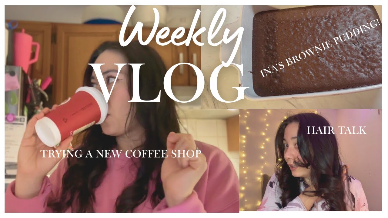 Vlog - January starts, trying a new coffee place and trying Ina Garten's Brownie Pudding recipe!