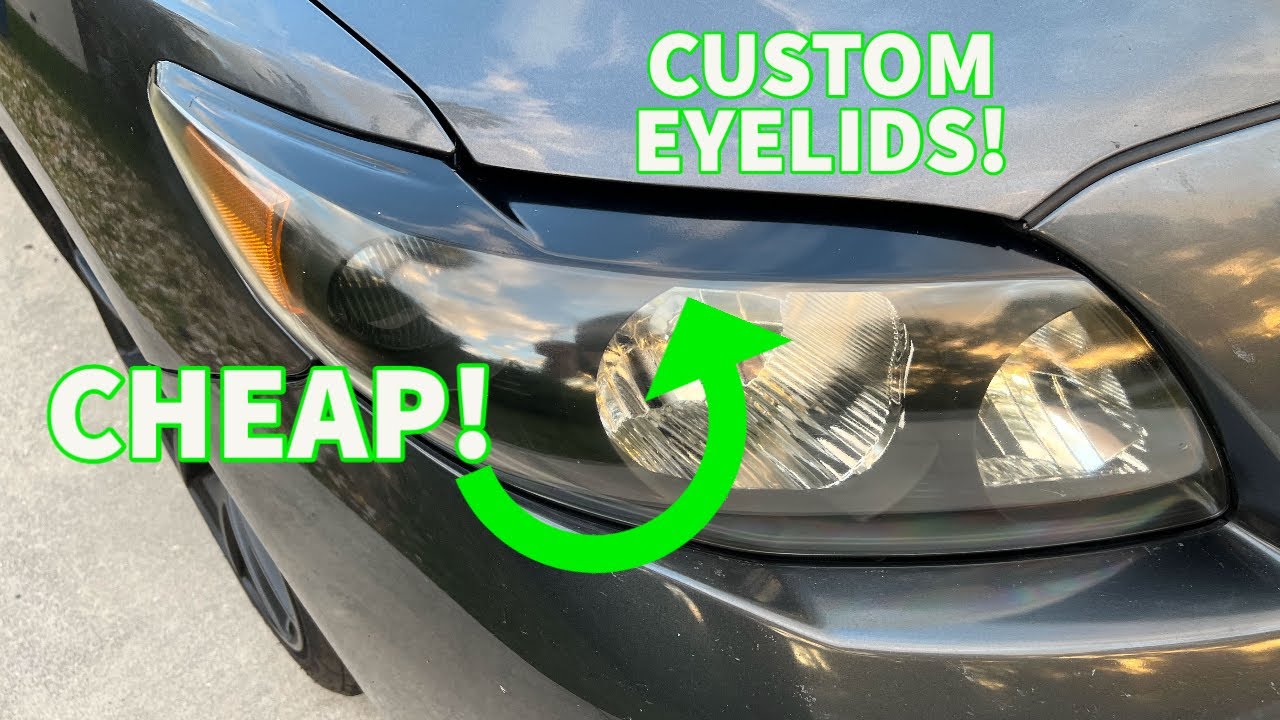 Making CUSTOM EYELIDS for my corolla