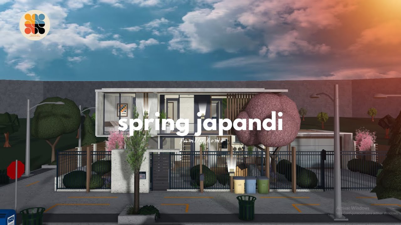 Spring Japandi Modern Family Home |Welcome to Bloxburg| | No Large Plot|