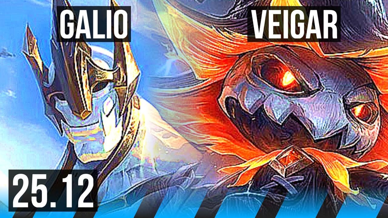 GALIO vs VEIGAR (MID) | 4/1/18 | KR Challenger | 25.12