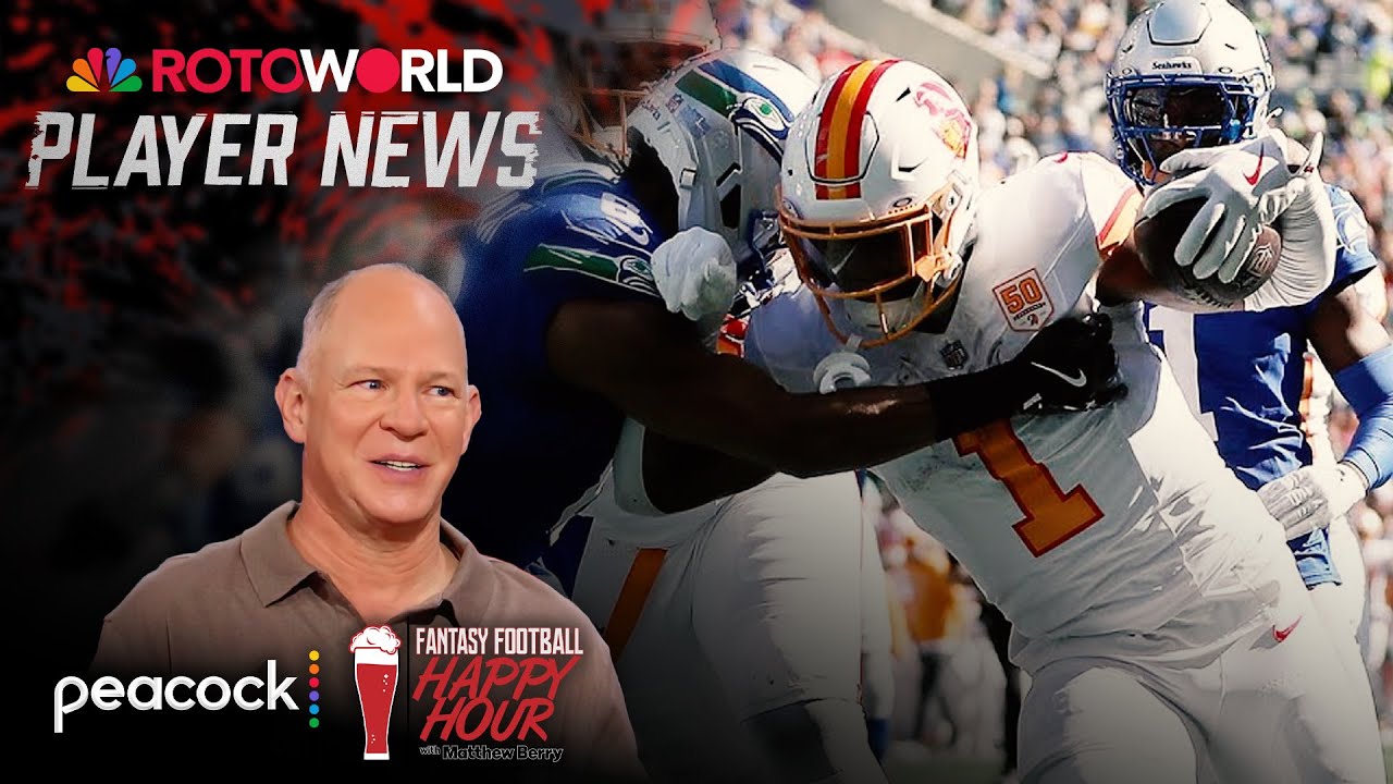 Rachaad White is Buccaneers' clear RB1 with Irving out | Fantasy Football Happy Hour | NFL on NBC