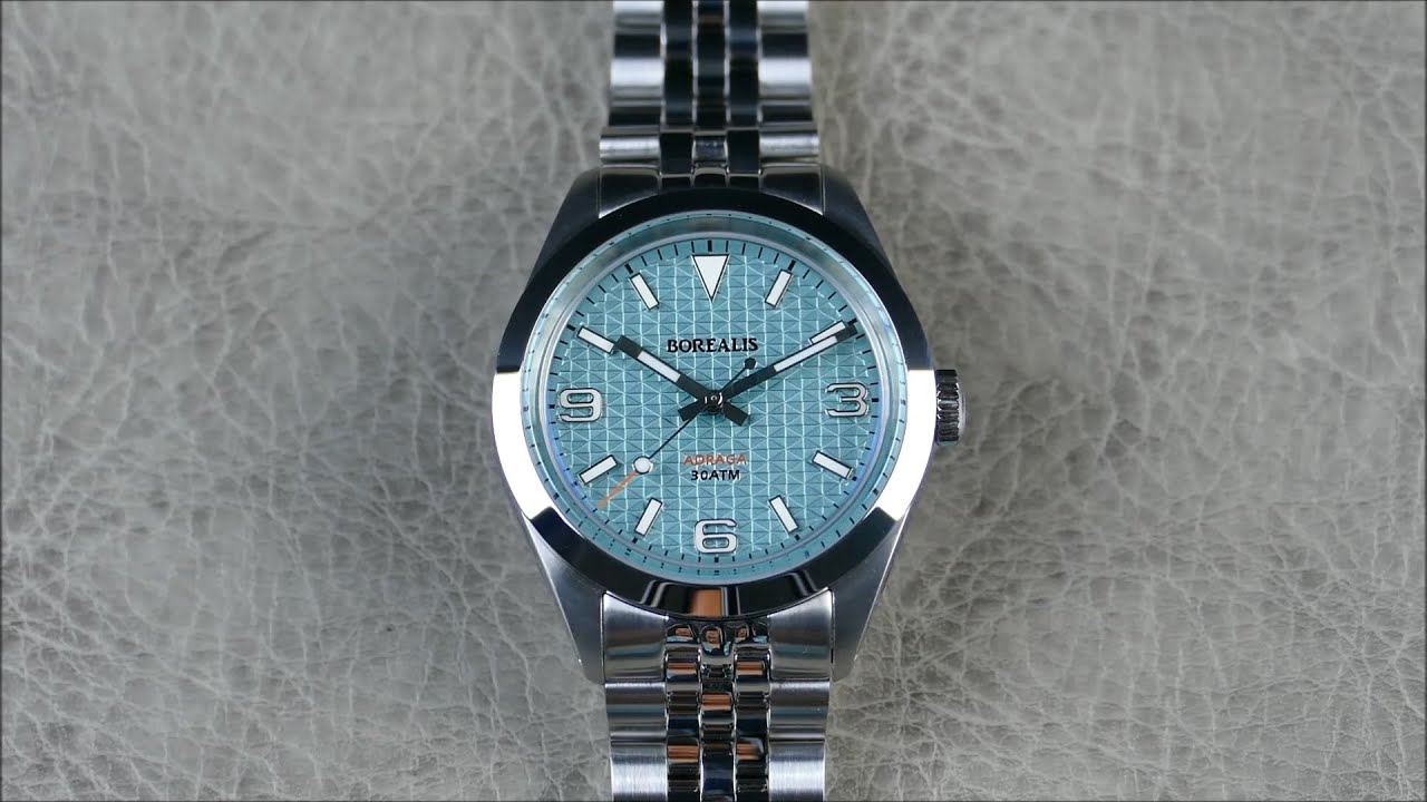 On the Wrist, from off the Cuff: Borealis – Adraga, Now Available with Textured Dial Options