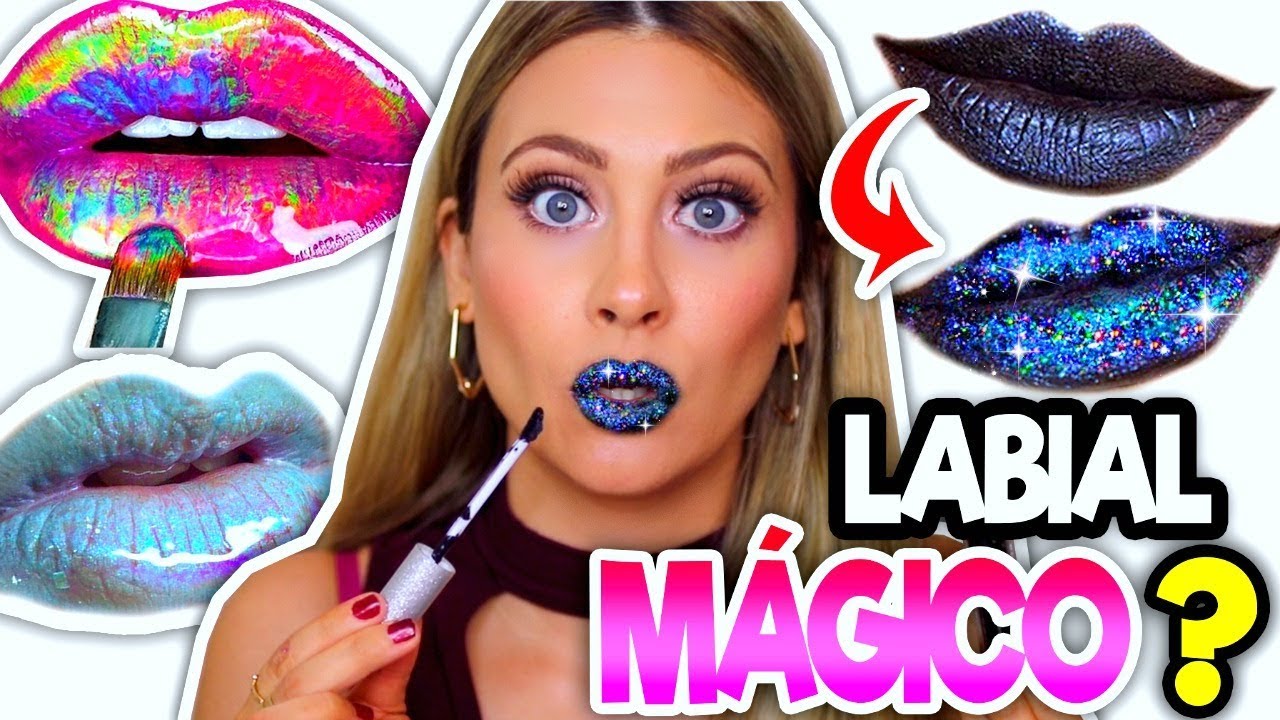 LABIALES MÁGICOS??  | PROBANDO LOS LABIALES MÁS RAROS ¿FUNCIONAN?