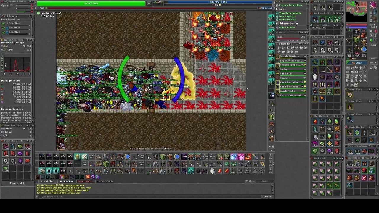 Tibia War Talera- Druidx Masterx 1280 ED + 800 Noobs
