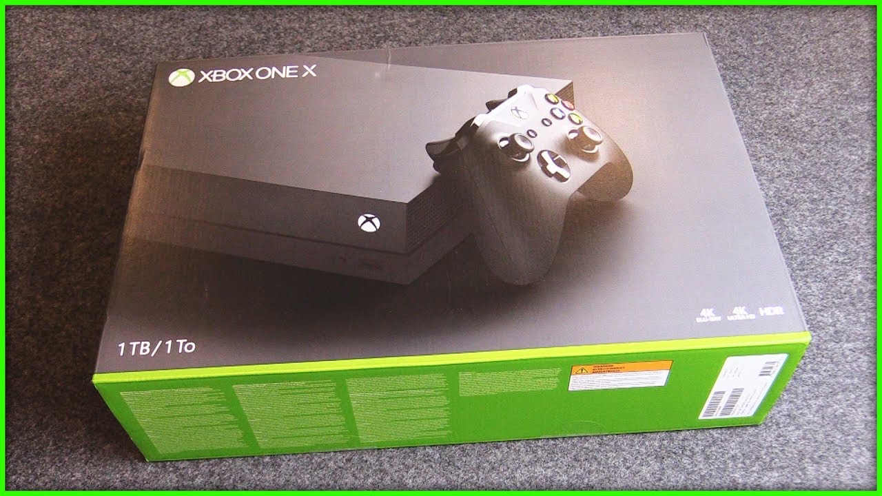 XBOX One X - Unboxing - The True 4K Experience Has Arrived!