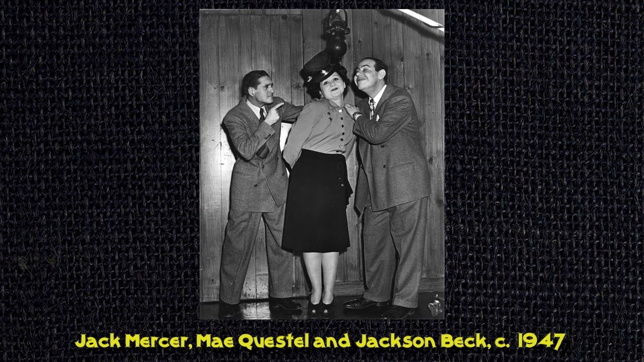 Jackson Beck  pieces of conversations with Leonard Kohl