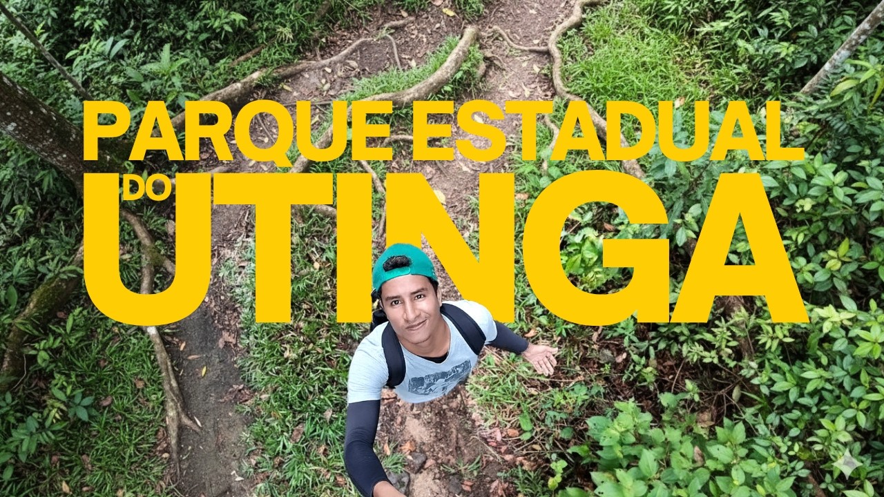 FLORESTA DENTRO DA CIDADE?😱 Explorando trilhas do Parque do Utinga! - Vlog do Vitin EP 17 -session 2