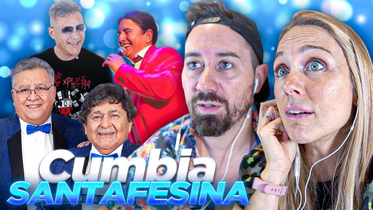 ESPAÑOLES REACCIONAN a la MEJOR CUMBIA SANTAFESINA *BAILAMOS*
