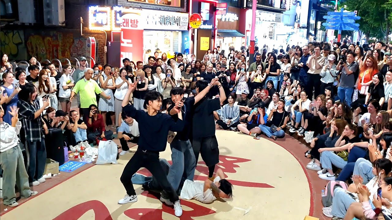 [STREET ARTIST] ONE OF. INTERACTIVE HONGDAE BUSKING. 240616.